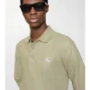 Langärmliges Baumwoll-Poloshirt