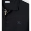 Langärmliges Baumwoll-Poloshirt