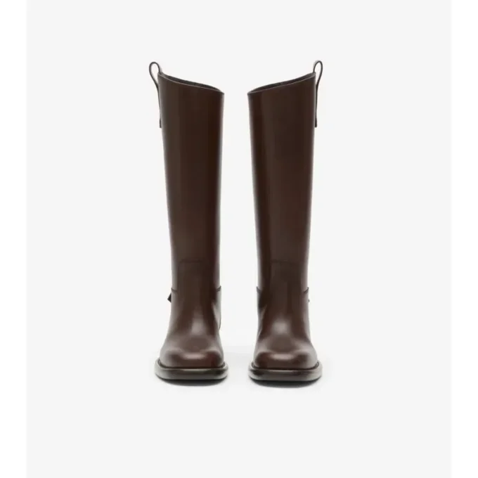 Leder-Cavalier-Stiefel