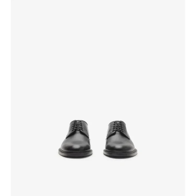 Leder-Derby-Schuhe von Manor