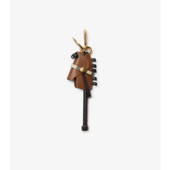 Leder-Hobbypferd-Anhänger