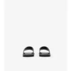 Leder-Slides mit Knight-Stempel