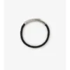 Lederarmband mit Karomuster