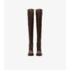 Lederne Cavalier-Overknee-Stiefel