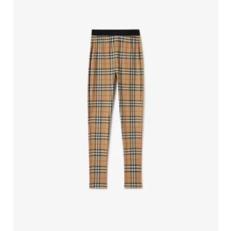 Leggings aus Stretch-Jersey mit Karomuster