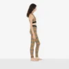 Leggings aus Stretch-Jersey mit Karomuster