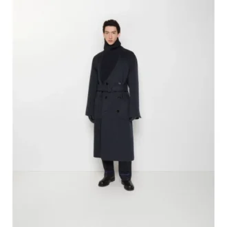 Mantel aus Wolle-Mohair-Mischung