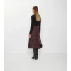 Midi-Kilt aus Wollmischung mit Karomuster