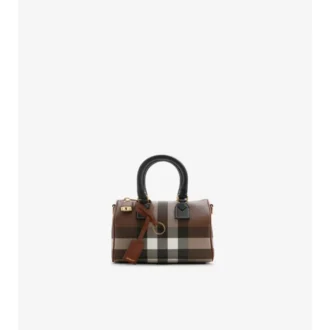 Mini-Bowling-Tasche mit Karomuster