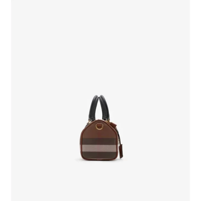 Mini-Bowling-Tasche mit Karomuster
