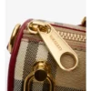 Mini-Bowling-Tasche mit Karomuster