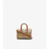 Mini-Bowling-Tasche mit Karomuster
