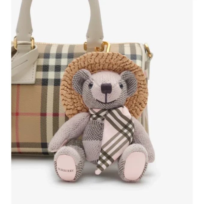 Mini-Bowling-Tasche mit Karomuster