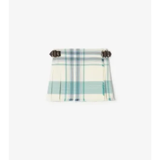 Mini-Kilt aus Viskosemischung mit Karomuster