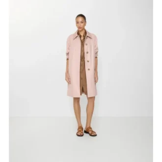 Mittellanger Camden-Car Coat aus Tropical Gabardine