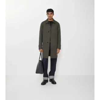 Mittellanger Camden-Car Coat aus Tropical Gabardine
