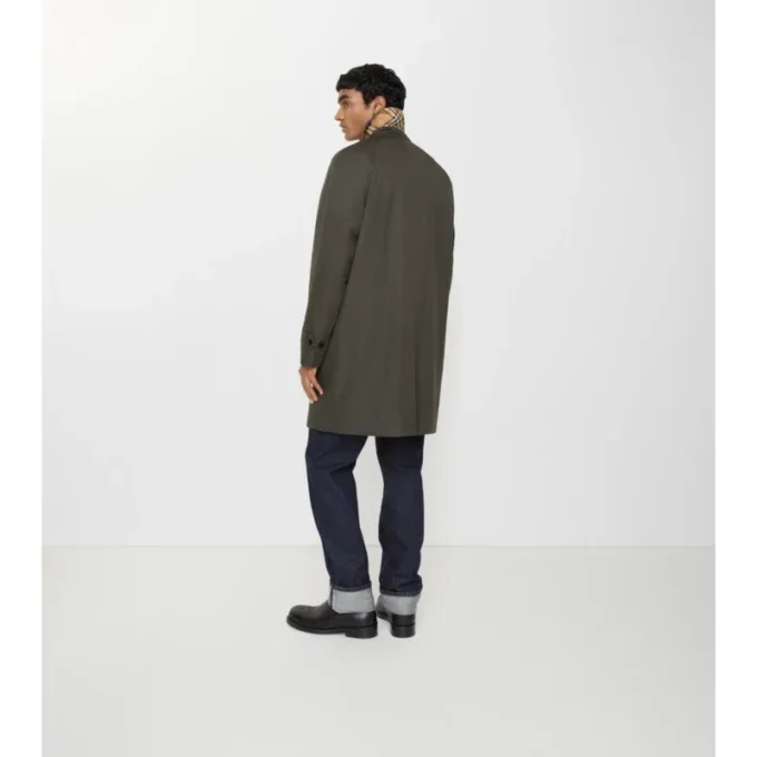 Mittellanger Camden-Car Coat aus Tropical Gabardine