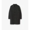 Mittellanger Car Coat aus Wolle