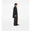 Mittellanger Car Coat aus Wolle