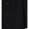 Mittellanger Car Coat aus Wolle