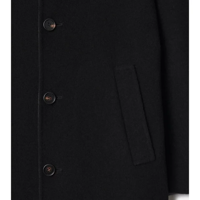 Mittellanger Car Coat aus Wolle