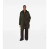 Mittellanger, gesteppter Nylon-Car Coat
