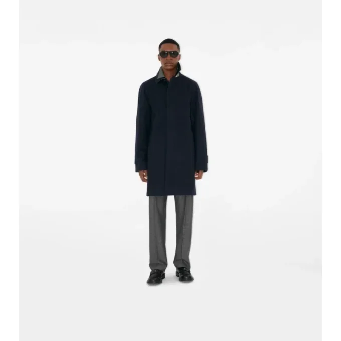 Mittellanger Kaschmir-Car Coat