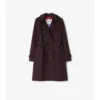 Mittellanger Kensington-Trench Coat aus Gabardine