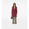 Mittellanger Kensington-Trenchcoat aus Leder