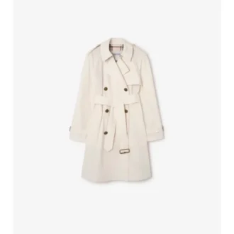 Mittellanger, leichter Belgravia-Trench Coat aus Baumwolle 