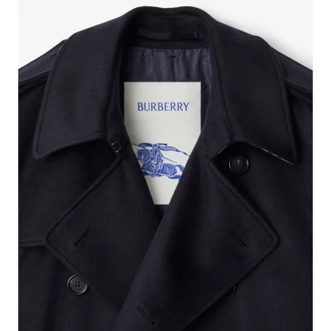 Mittellanger Trench Coat aus Kaschmir