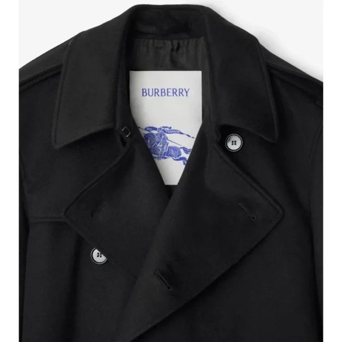 Mittellanger Trench Coat aus Kaschmir