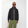 Nylon-Kapuzenjacke mit Karoband