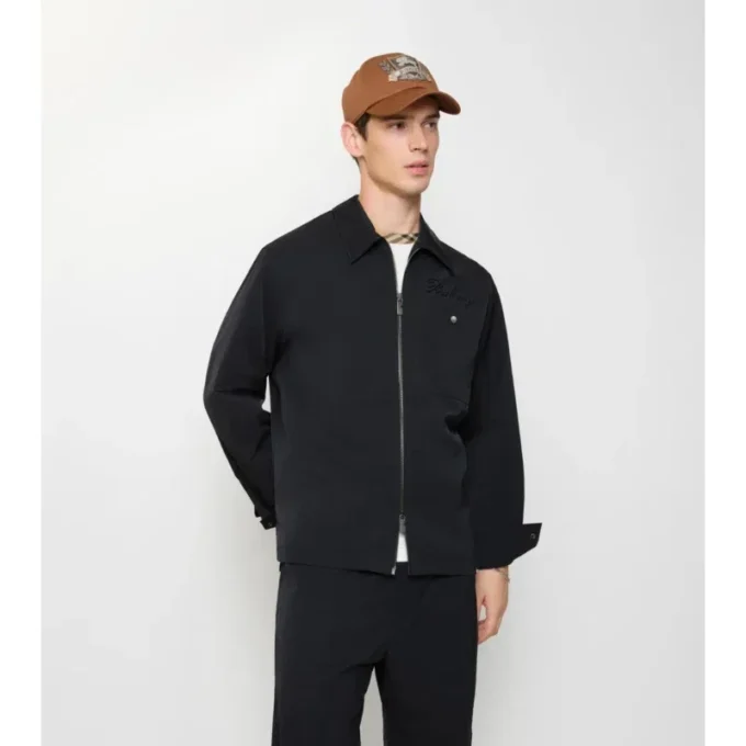 Nylon-Overshirt mit Reißverschluss