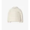 Nylon-Steppjacke mit Karomuster
