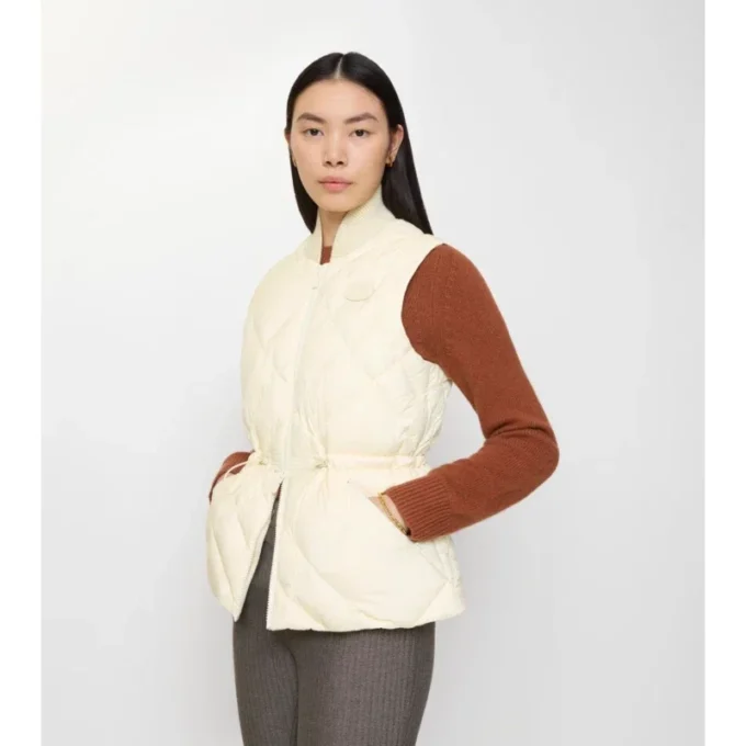 Nylon-Weste mit Check-Stitch