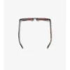 Ovale Sonnenbrille mit Karomuster