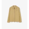 Overshirt aus Baumwolle mit Karomuster und Reißverschluss