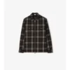 Overshirt aus kariertem Wollflanell