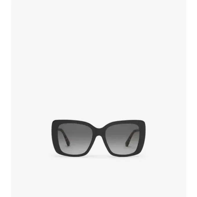 Oversized-Sonnenbrille mit quadratischem Rahmen