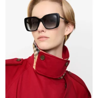 Oversized-Sonnenbrille mit quadratischem Rahmen