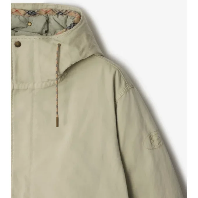 Parka aus Nylonmischung mit abnehmbarem Innenfutter