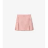Plissierter Minirock aus Stretch-Nylon