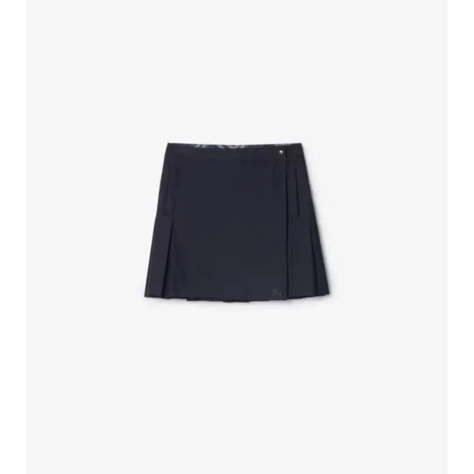 Plissierter Minirock aus Stretch-Nylon