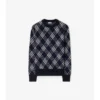 Pullover aus Wollmischung mit Karomuster