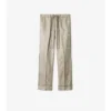 Pyjama-Hose aus Seide mit Sonnenblumenmuster