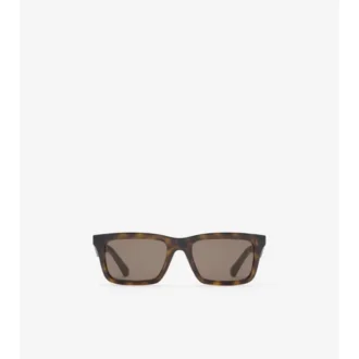Rechteckige Sonnenbrille mit Logo 