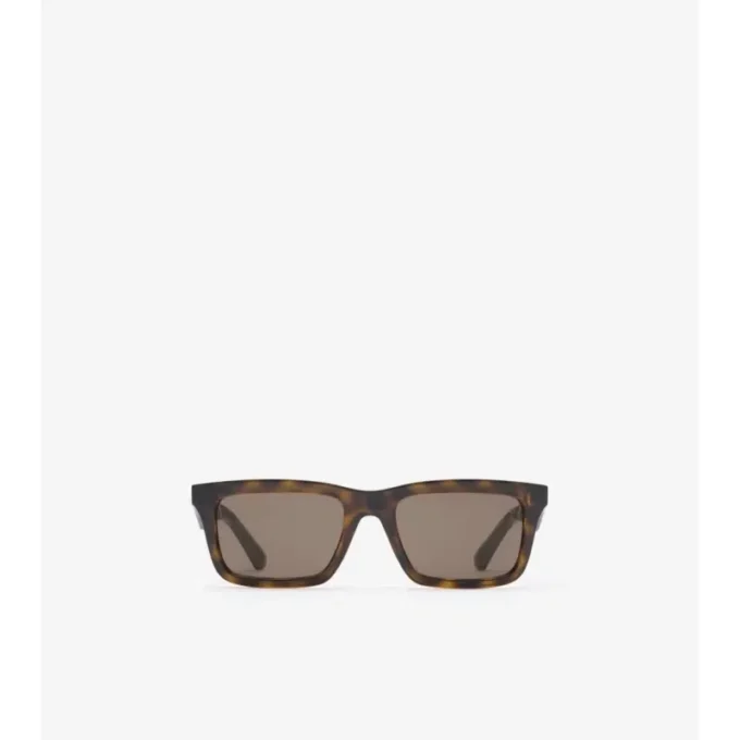 Rechteckige Sonnenbrille mit Logo 