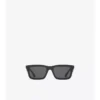 Rechteckige Sonnenbrille mit Logo 