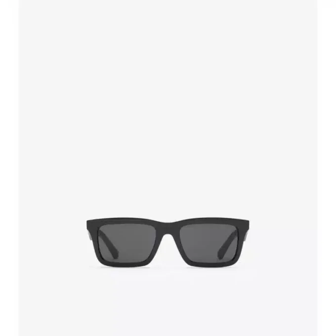 Rechteckige Sonnenbrille mit Logo 
